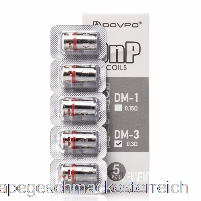 Dovpo DNP Ersatzspulen 0,3 Ohm DNP DM-3 Spulen Vape Geschmack